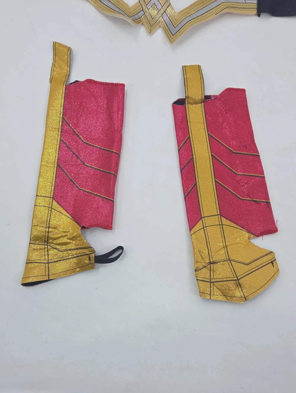 Rubie's Wonder Woman Girls Red, Blue & Gold Deluxe Costume No Head Piece